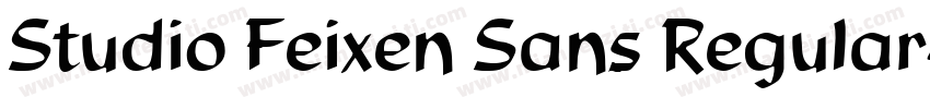 Studio Feixen Sans Regular字体转换